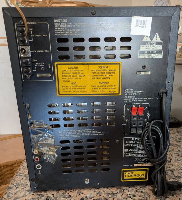 Aparelhagem Pioneer (para peças)