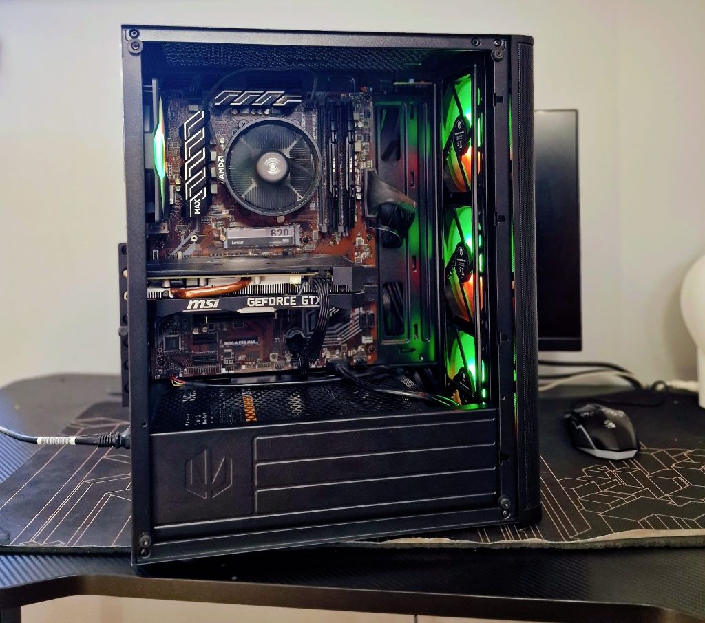 Wydajny komputer gamingowy: GTX 1660 super, Ryzen 5 3600, Windows 11