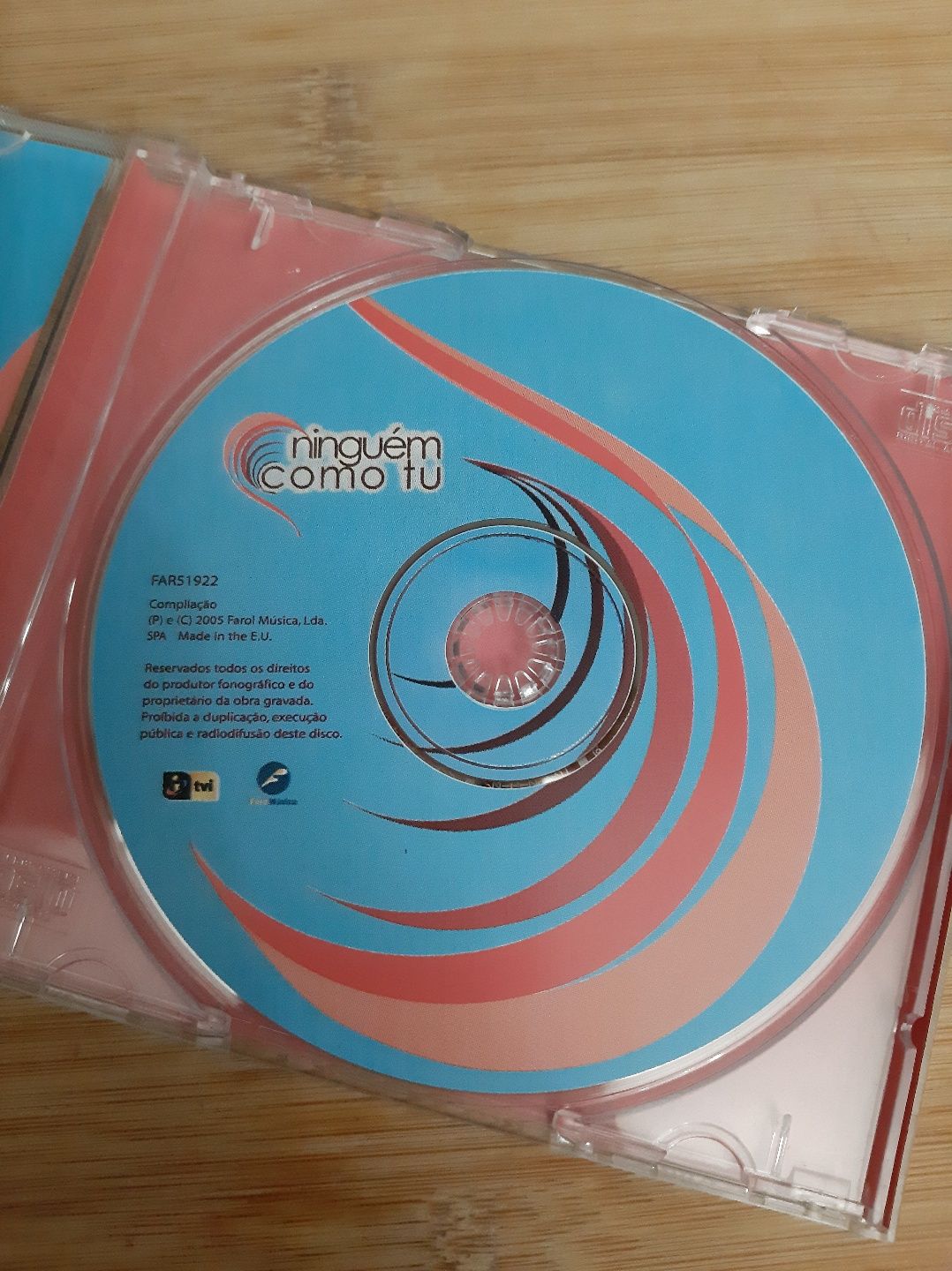 CD Ninguém como tu novela TVI