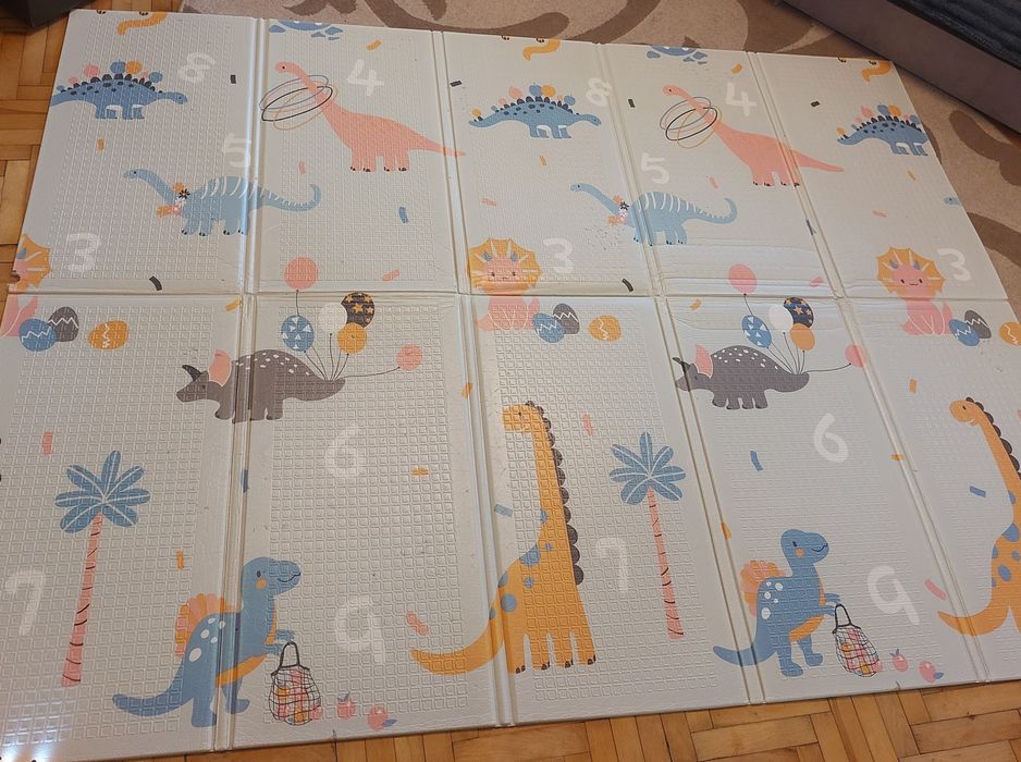 Дитячий ігровий складний термокилимок ,двосторонній 150×200