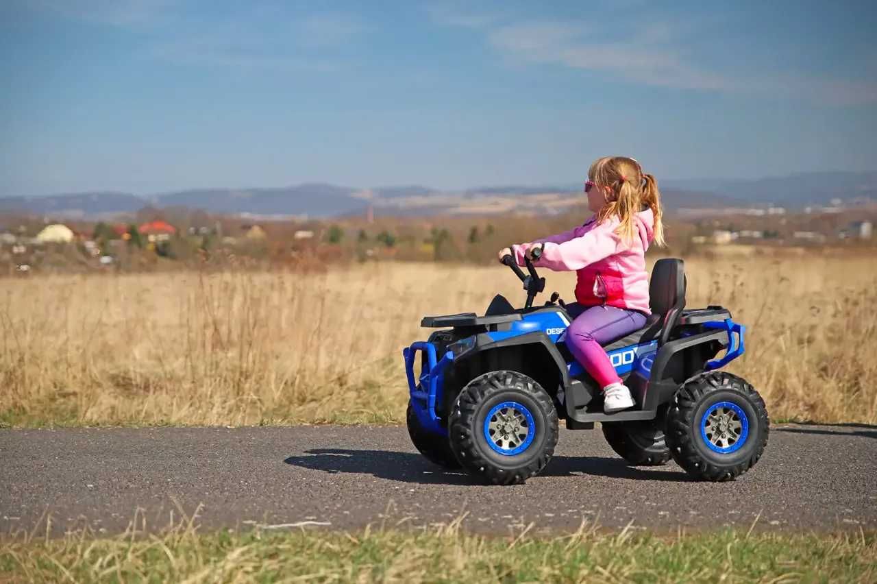 Duży QUAD elektryczny dla dzieci 4x4 na akumulator + PILOT