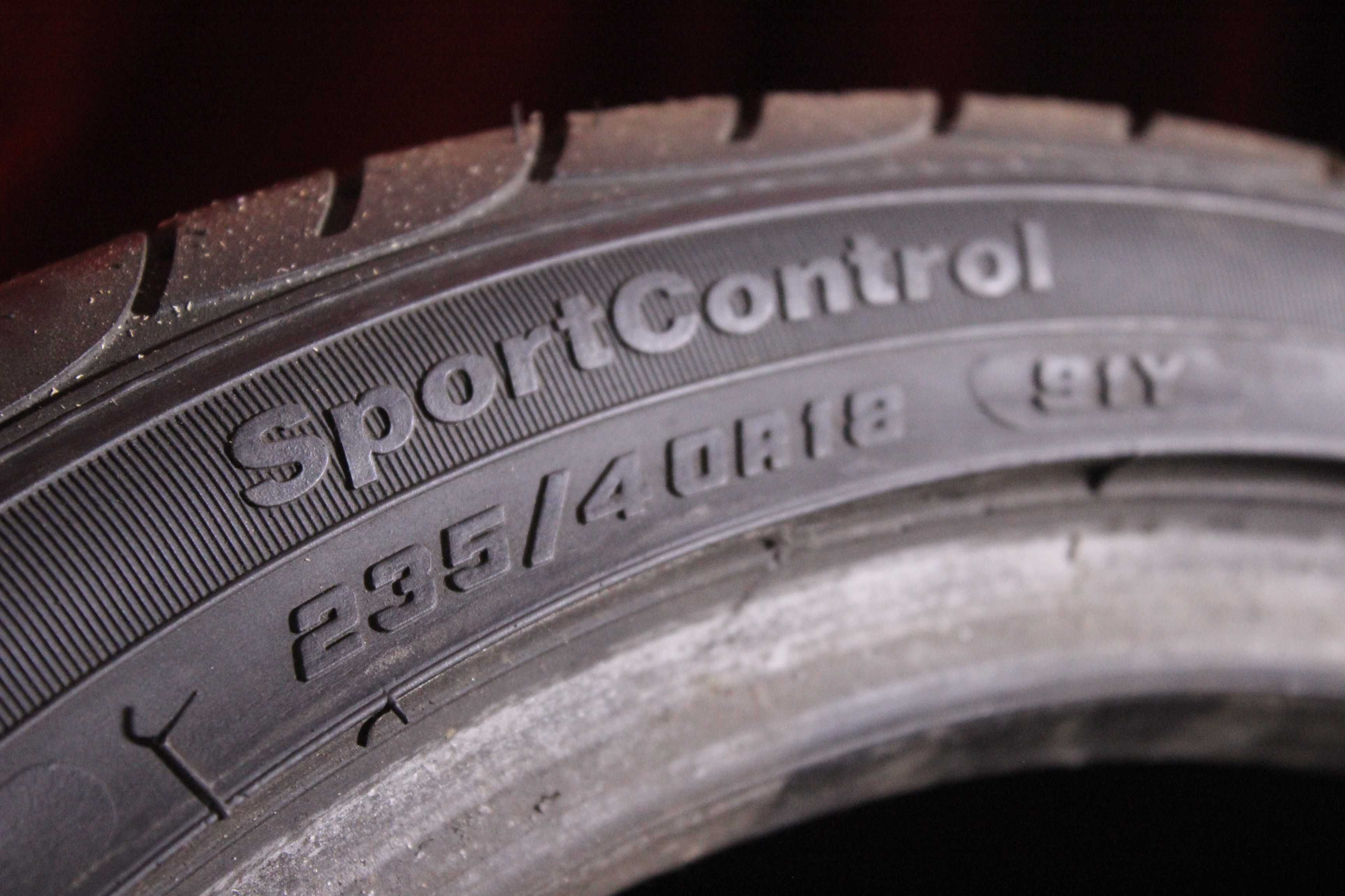 235-40-R18 FULDA SPORT CONTROL =пара 2 штуки летней резины Germany