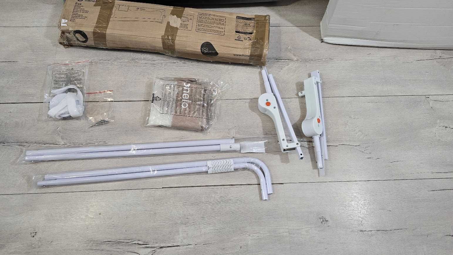 Lionelo Eva zabezpieczająca barierka do łóżka łóżeczka składana 150 cm