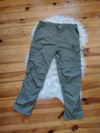 Funkcyjne spodnie trekkingowe khaki 44 Moorhead uniseks odpinane nogaw