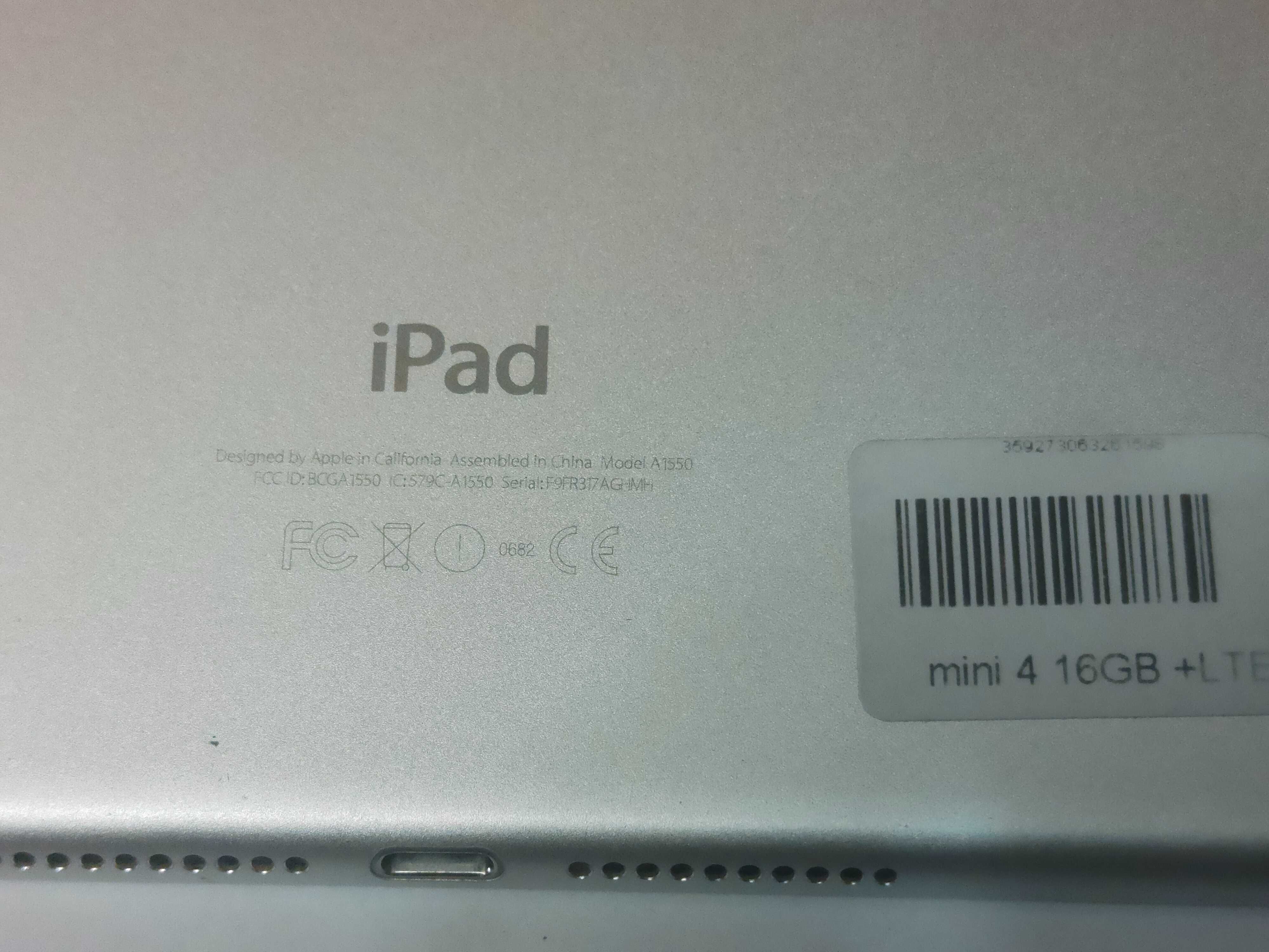 iPad 4 mini LTE модель A1550