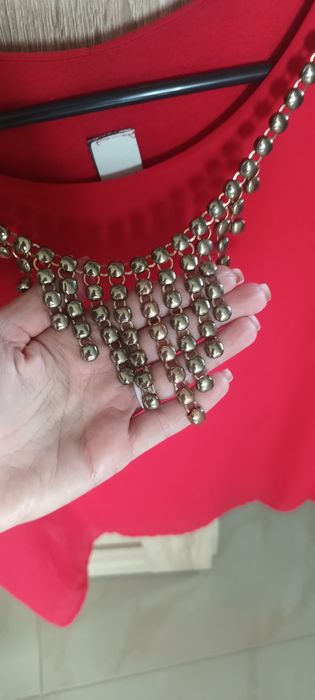 Elegancka bluzka z rękawem 3/4 z