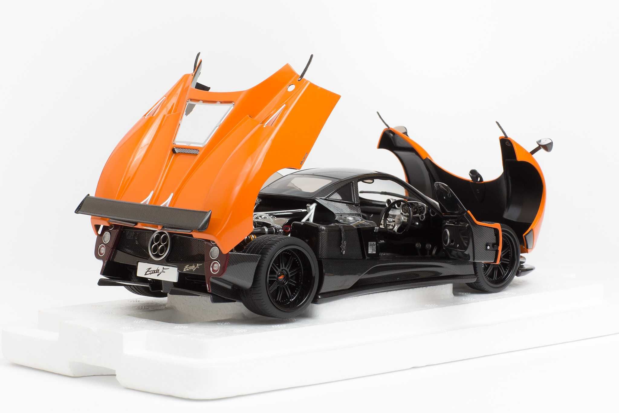 Pagani Zonda F Arancio St Tropez 2005 Almost Real 1:18