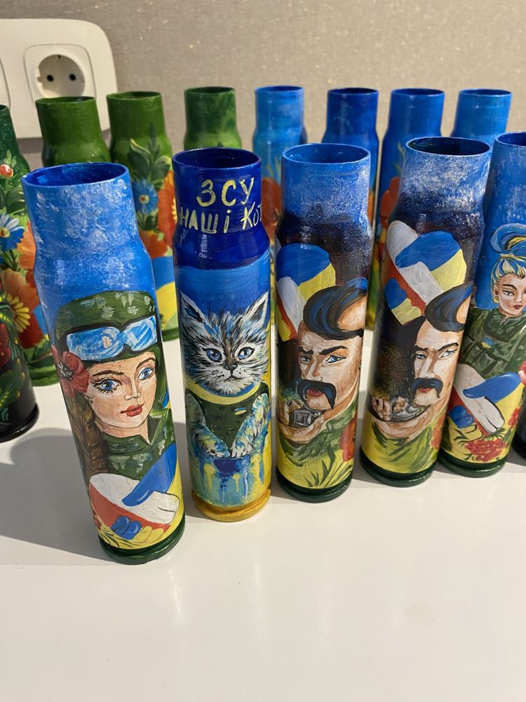 Сувеніри з фронту.Гроші на ЗСУ.Гільза 30 мм