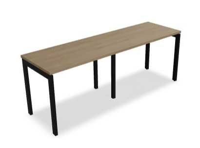 Biurko pracownicze dwustanowiskowe BOU19/2 MDD/OGI 2400x800 h74