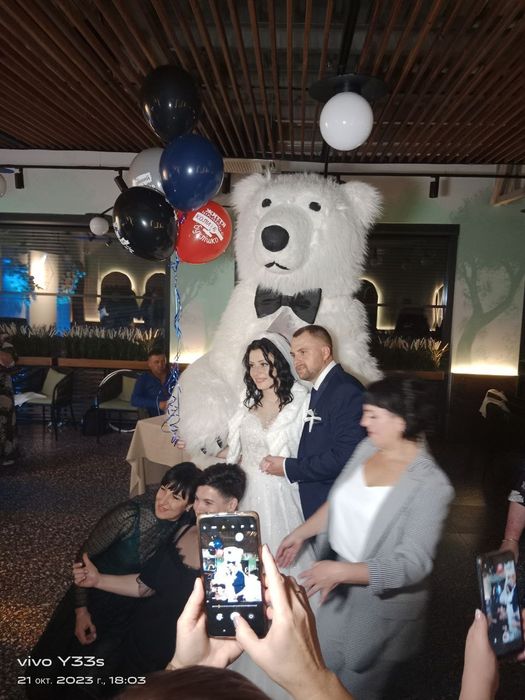 Мишка аниматор поможет сделать сюрприз