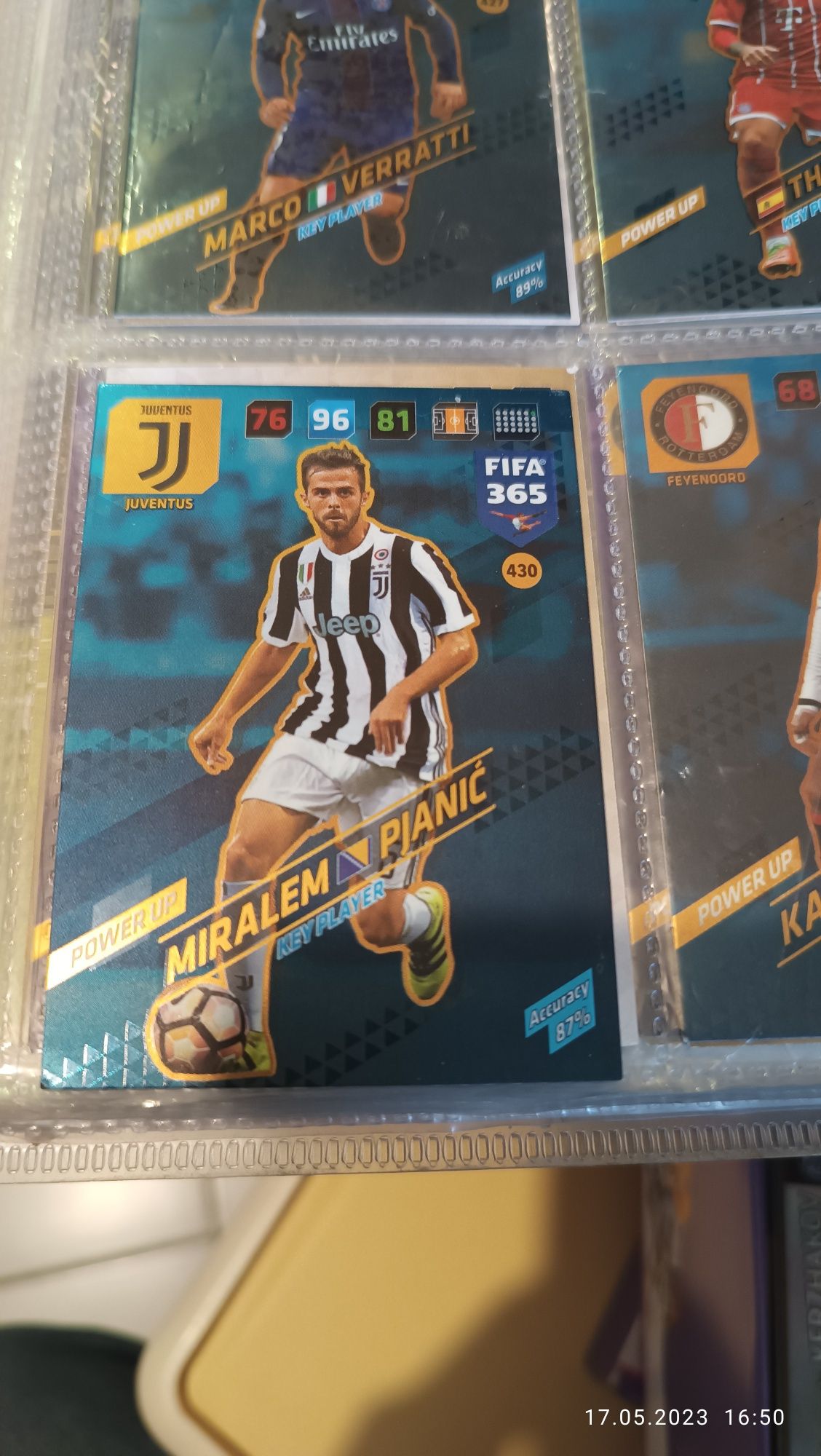 Karty power up FIFA 365 Panini 2018