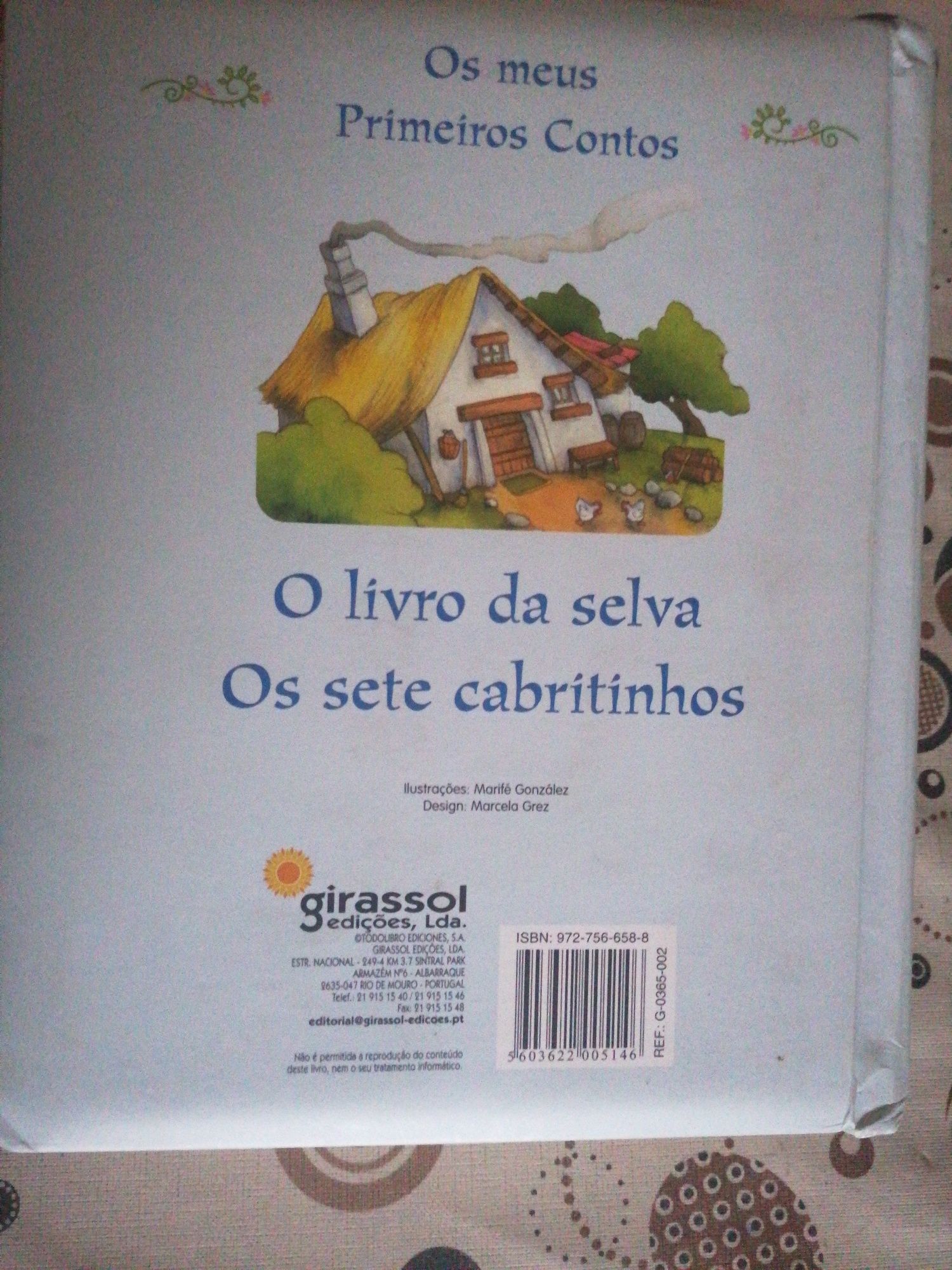 Contos de animaizinhos da editora Girassol