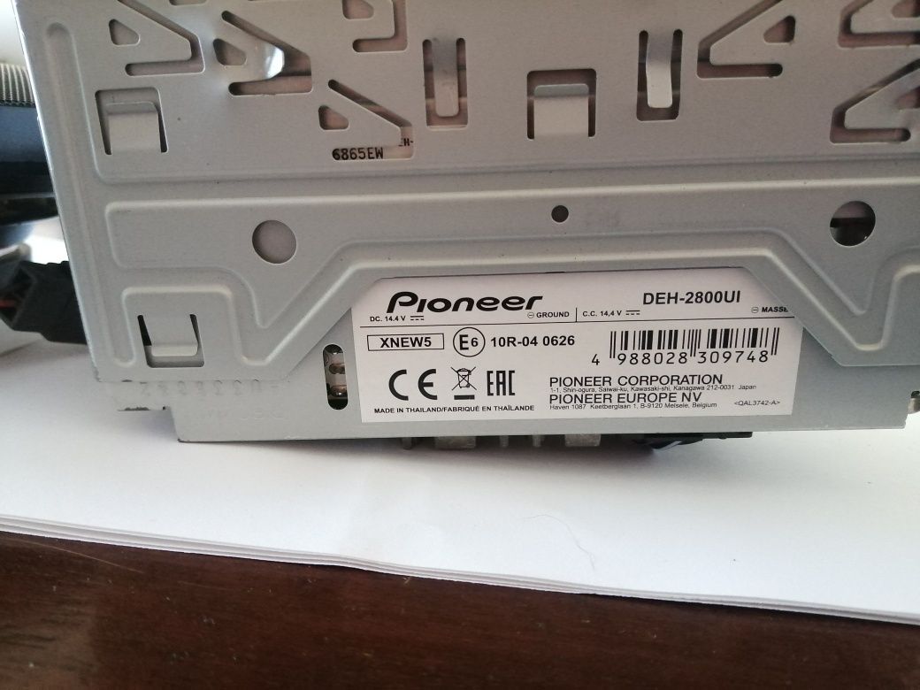 Audio rádio Pioneer DEH-2800UI