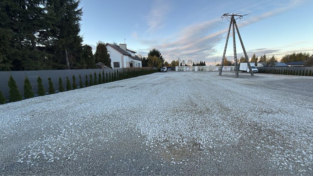 Plac Dzialka Parking 18a utwardzona do wynajecia Ploskie 14 Zamosc