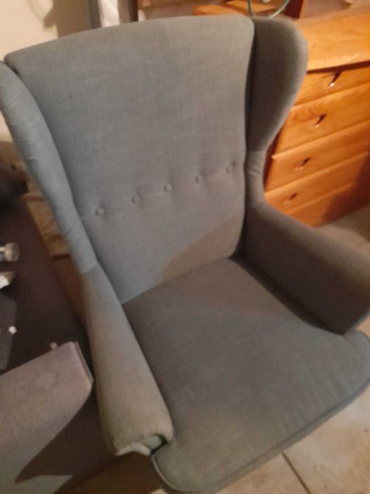 Sofá cama e poltrona