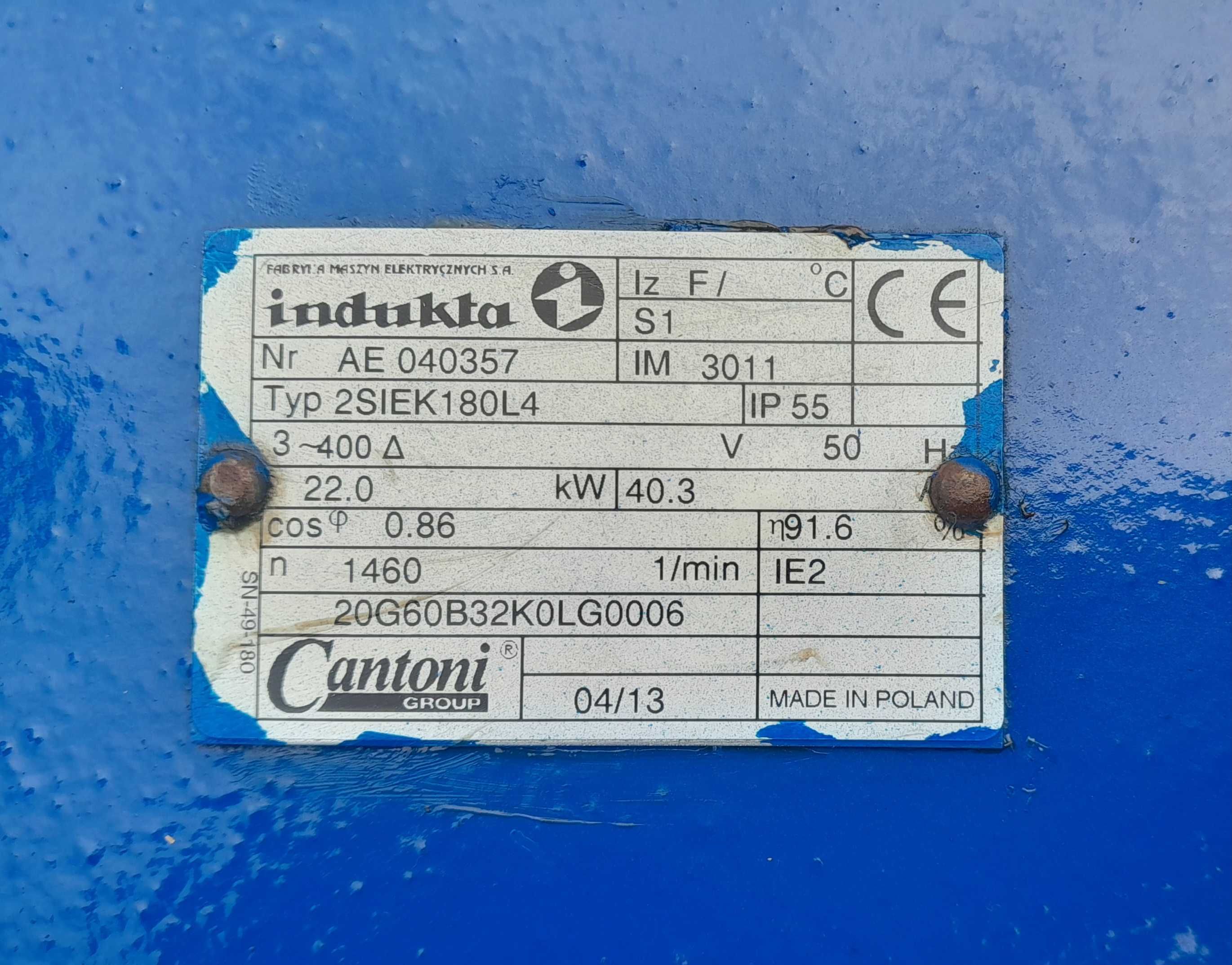 Silnik elektryczny 22 kW 1460 obr/min