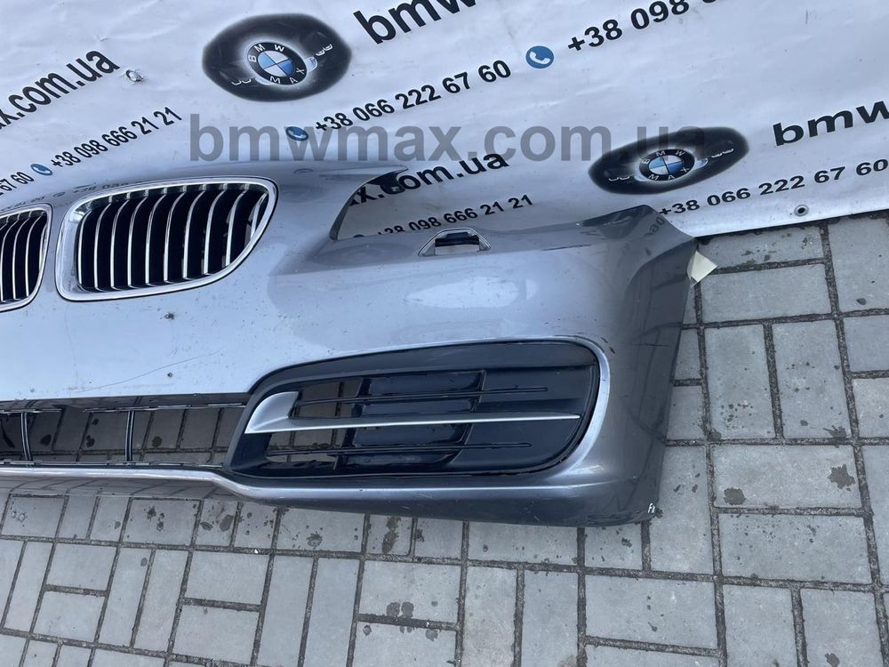 Бампер BMW 5 F10 F11 сірий рест