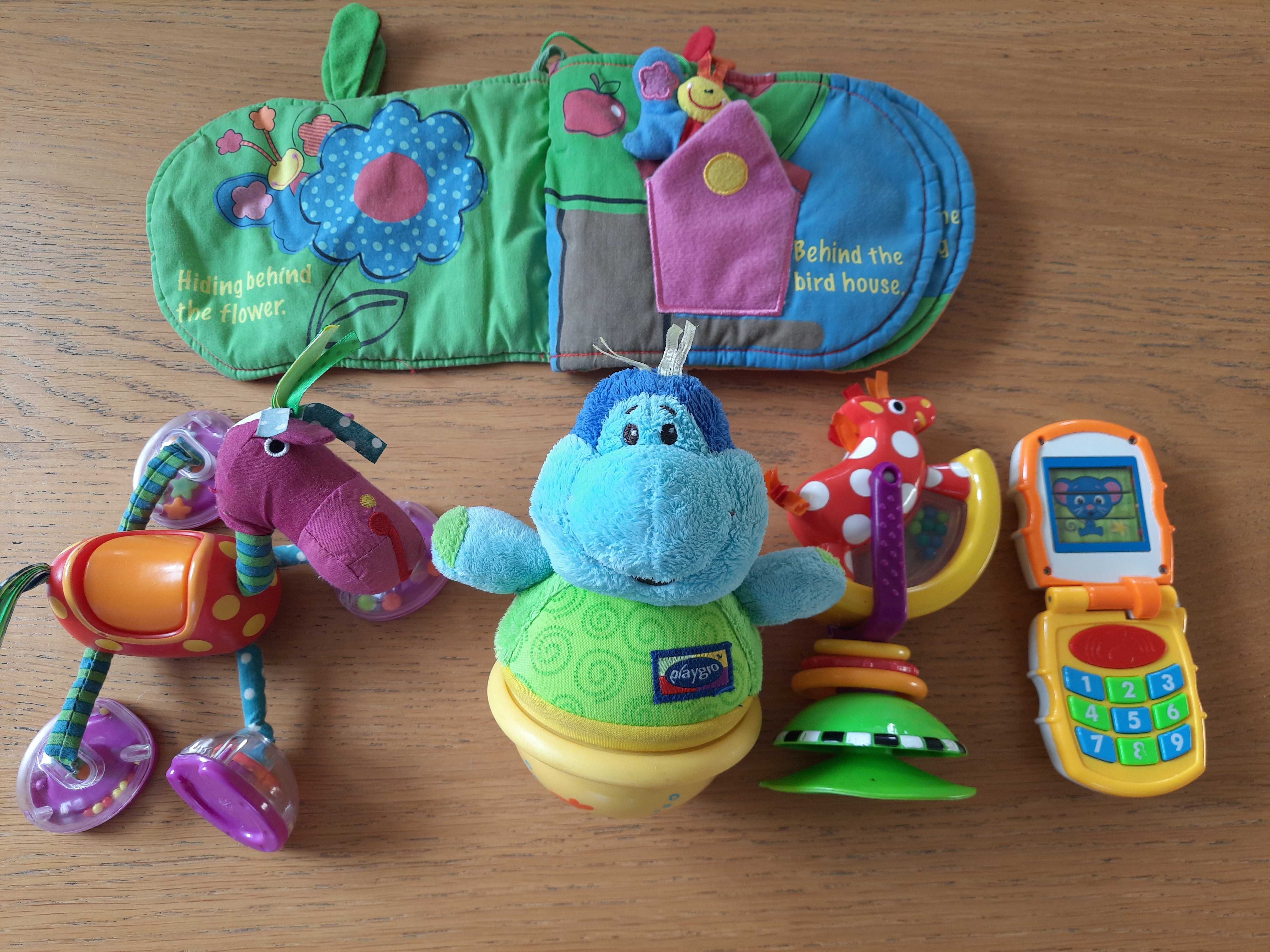 Playgro Wańka Wstańka Miś wydający odgłosy i inne zabawki