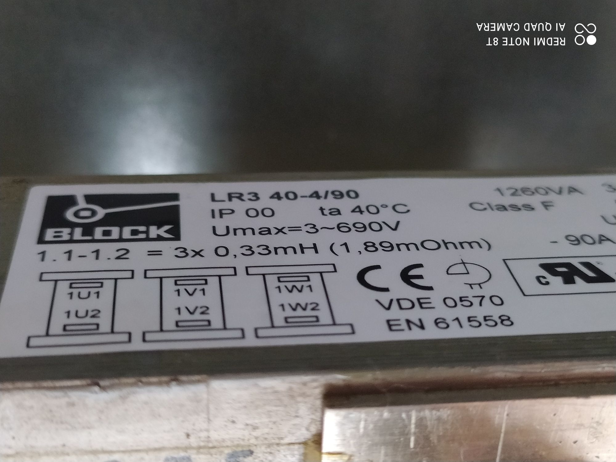 Transformator Block LR3 40-4/90