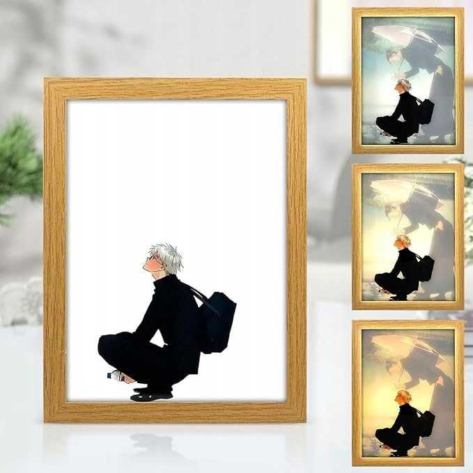 Ramka podświetlana LED obraz japoński Jujutsu Kaisen Manga anime
