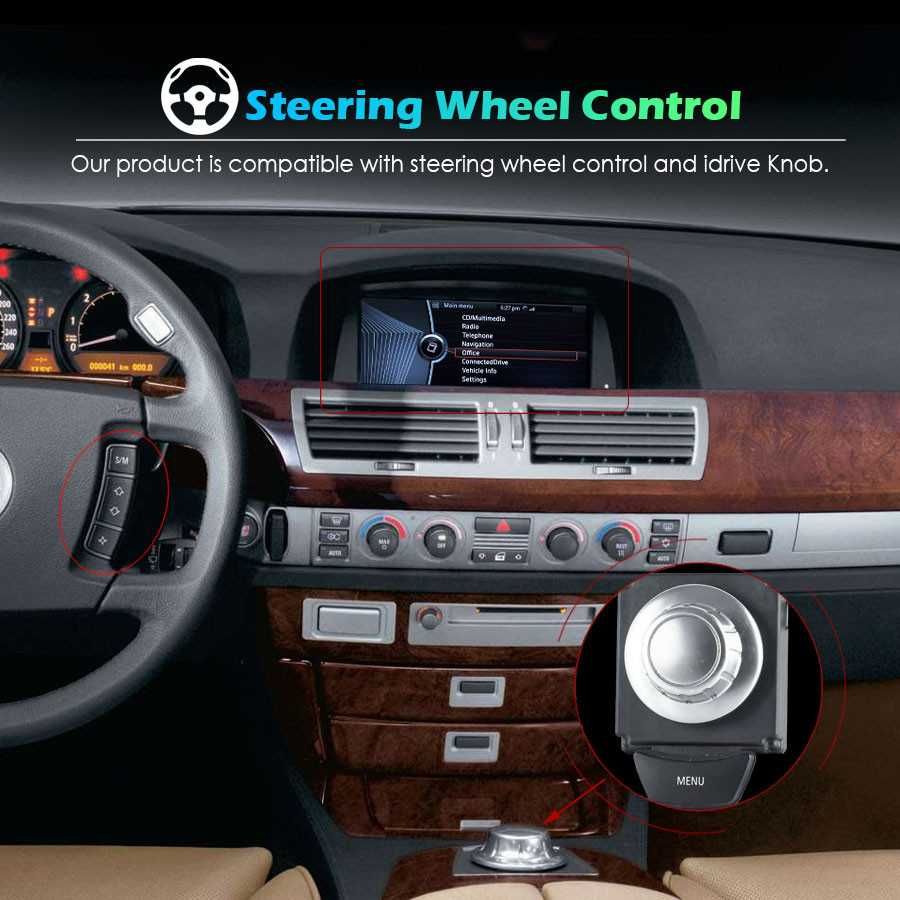 Auto-rádio  12.3" e 8.8" Android 14 BMW E65/E66 2001 a 2008