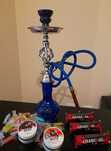 PACK TOP Shisha 45cm Completa com carvão e boquilhas descartáveis
