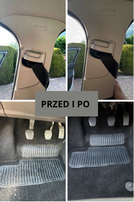 Czyszczenie i pranie wnętrza samochodu