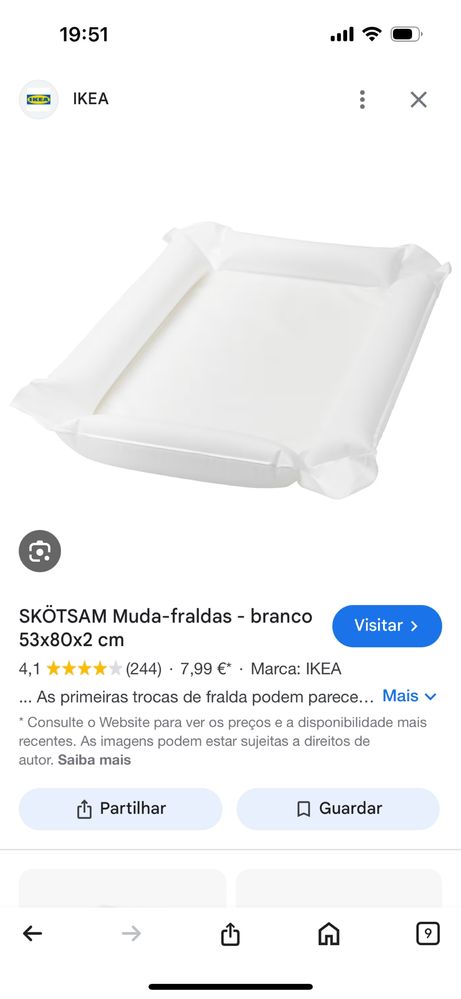 Fraldario e muda fraldas IKEA