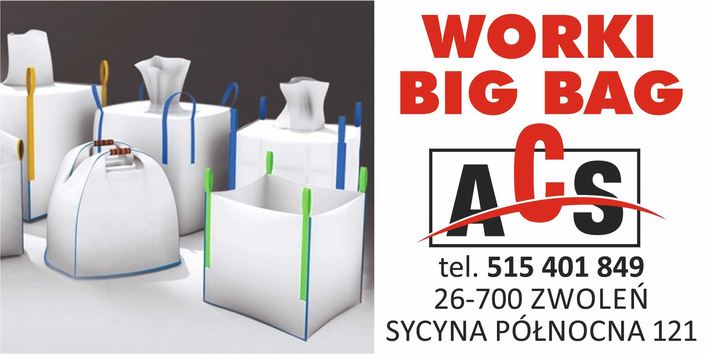 90x90x165 big bag, worek, worki na zboże, marchewkę, ziemniaki. Sycyna