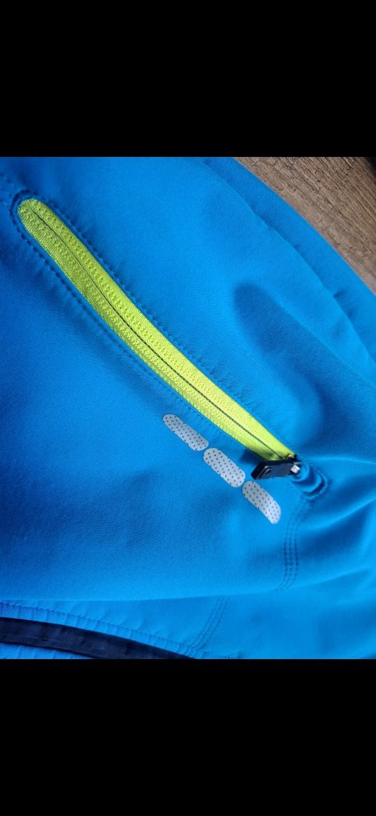 Kurtka softshell niebieska chłopięca 146