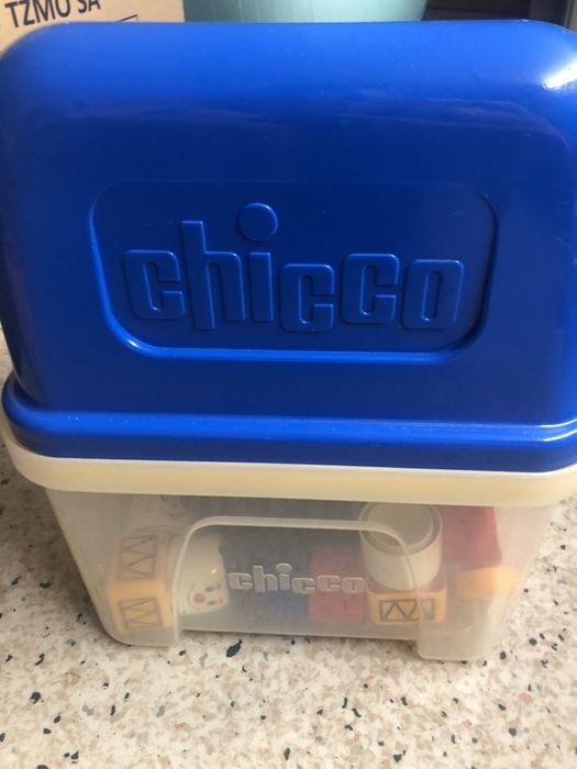 Klocki chicco + krzesełko