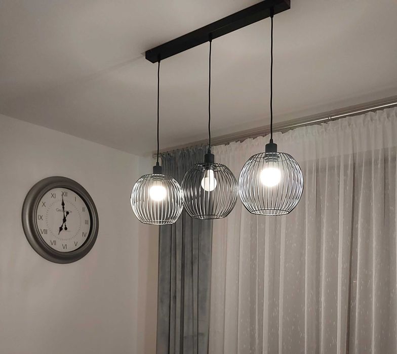 LAMPA wisząca sufitowa żyrandol LOFT DRUT