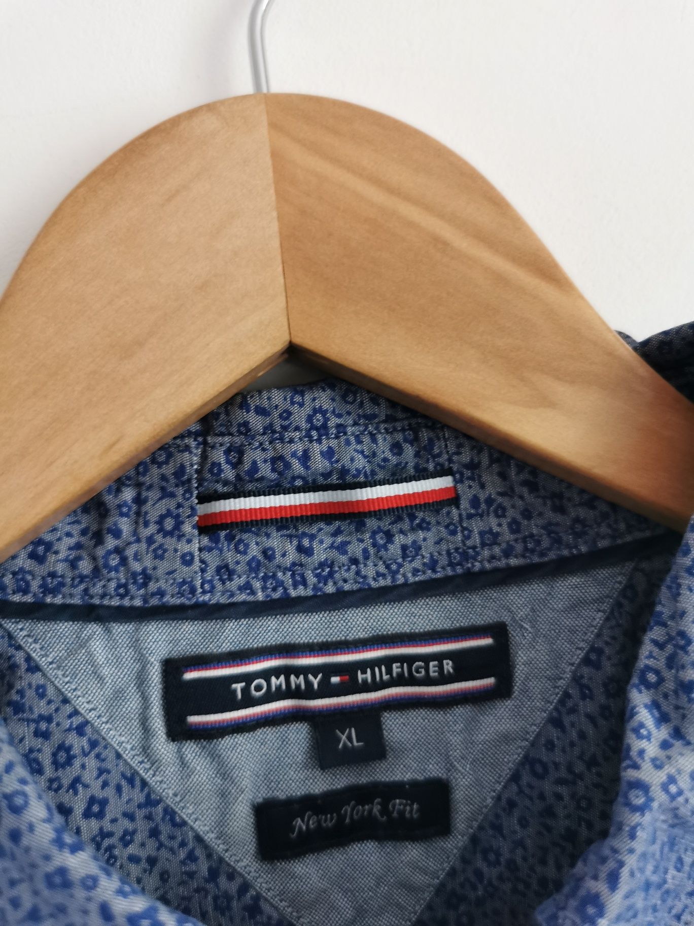 Tommy Hilfiger koszula męska logowana bawełniana XL