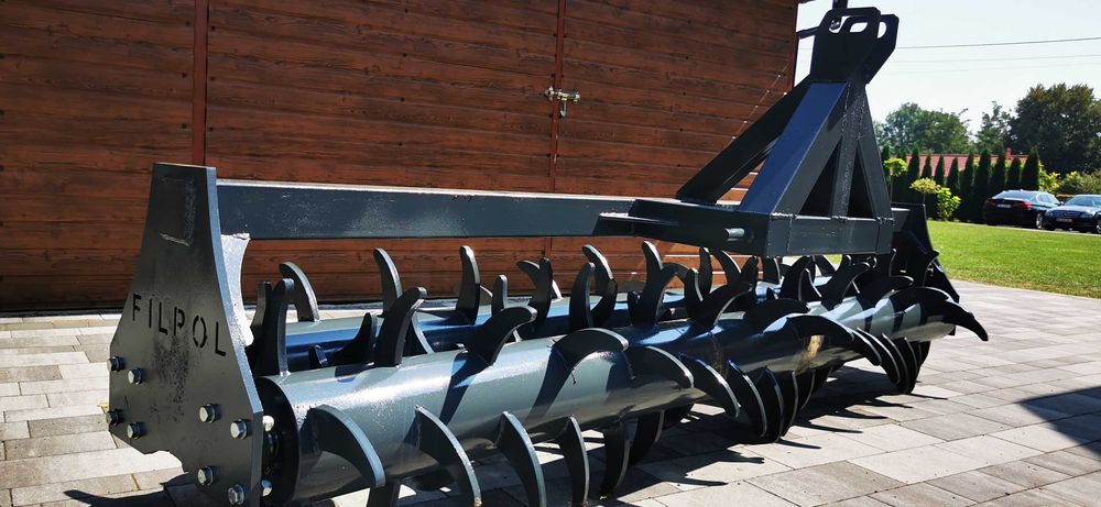 Wał mulczujący kolczast podwójny do grubera agregatu głębosza