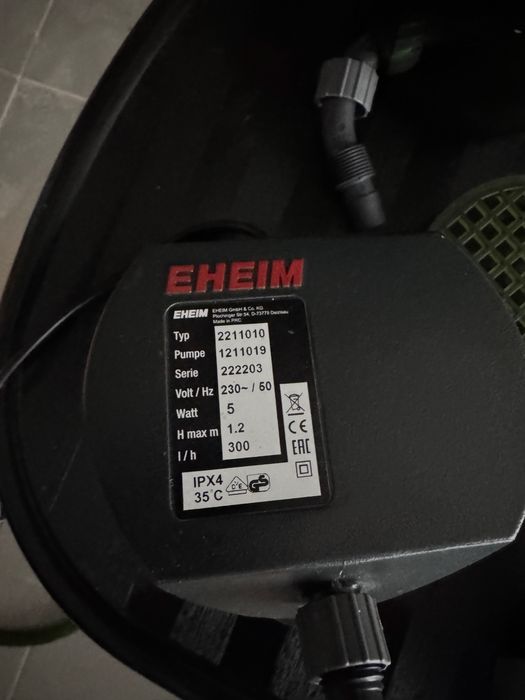 Filtro aquario EHEIM 300lt/hr