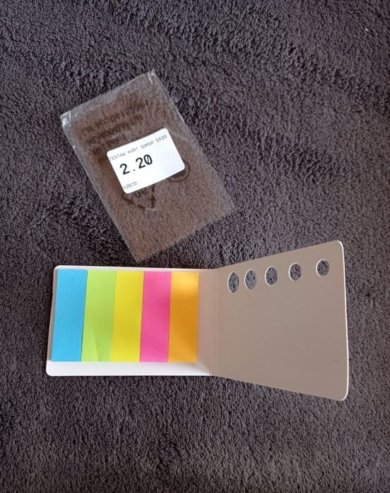 Kredki dwustronne Colorino Jumbo + kredeczki + karteczki samoprzylepne
