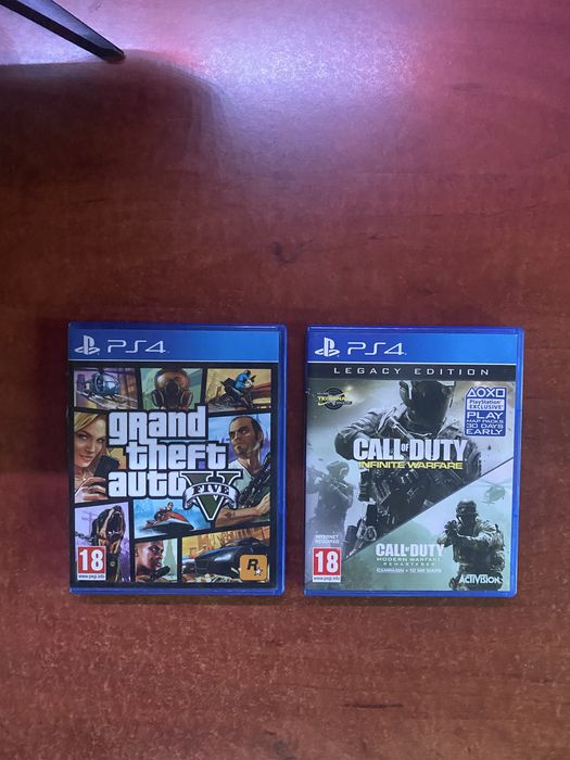 Grand Theft Auto V e Call Of Duty Infinite Warfare