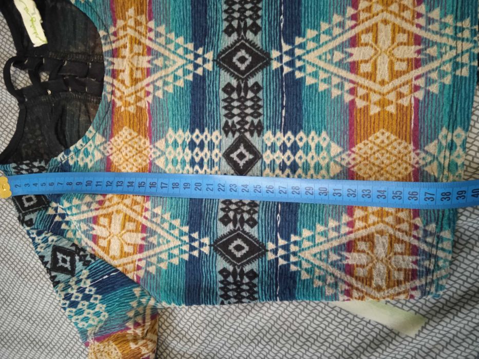 Вінтажний топ кофтинка у стилі бохо / етно