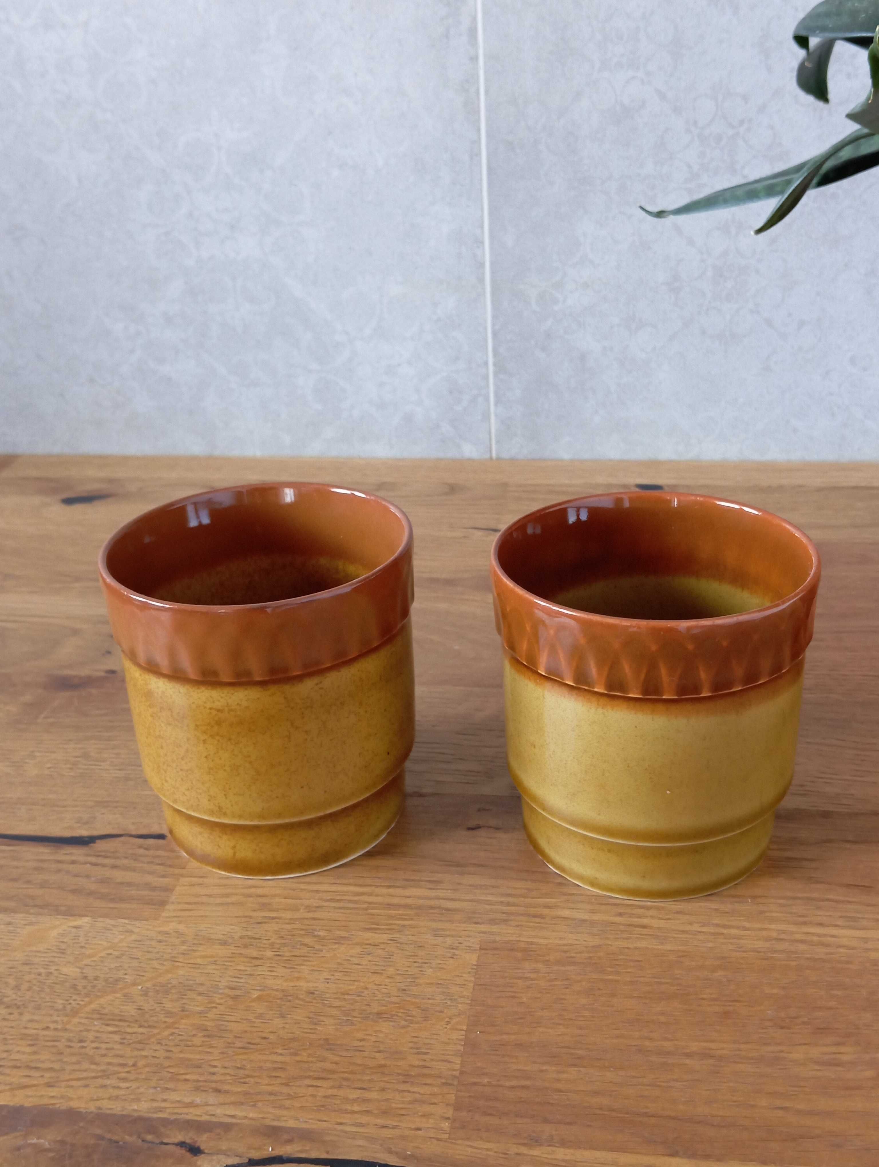 2 filiżanki do kakao Tułowice z lat 60 lub 70-tych PRL retro jak nowe