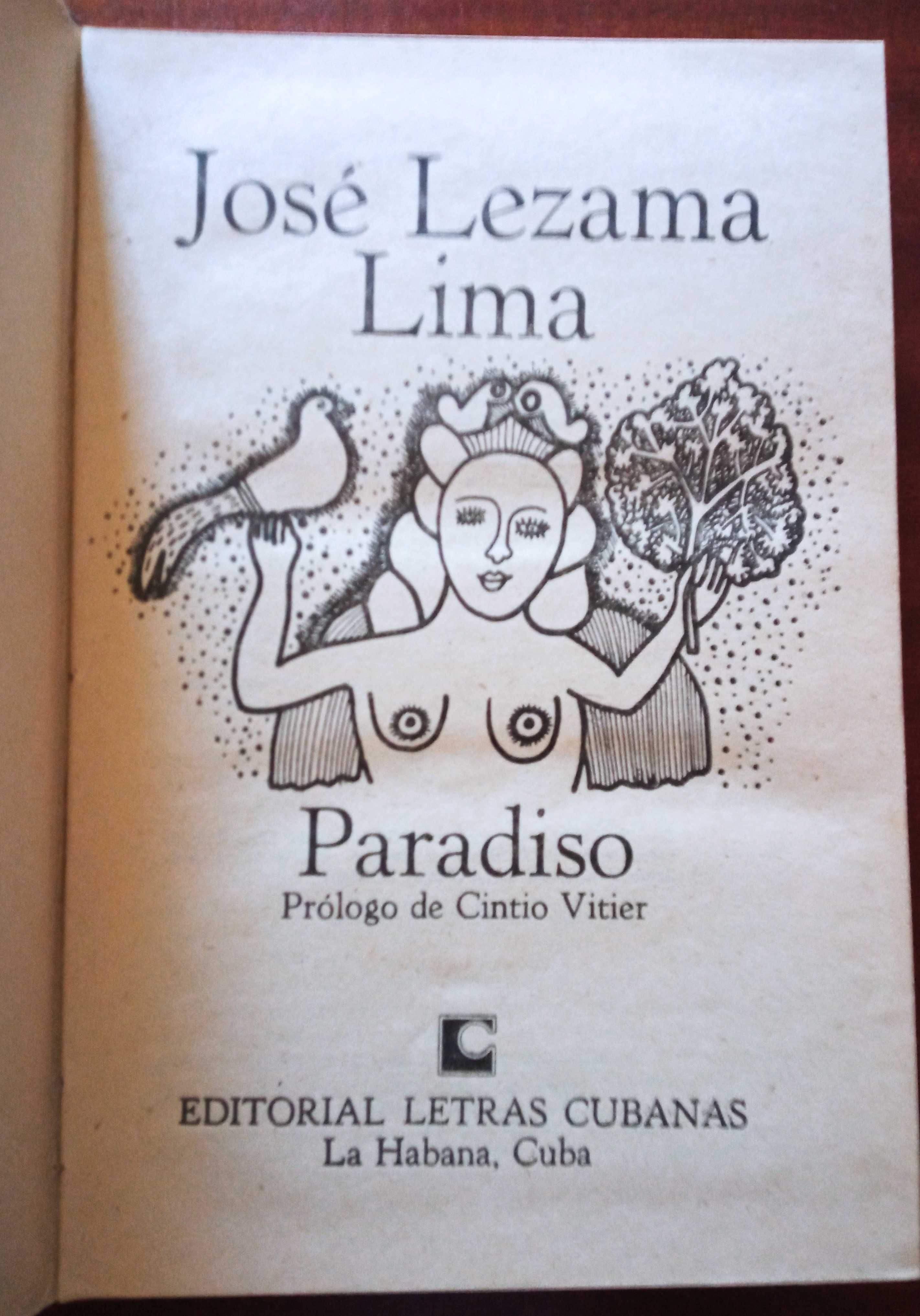 José Lezama Lima «Paradiso» Obra-prima do autor no idioma original