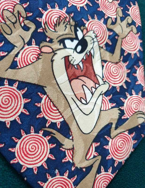 Krawat Diabeł Tasmański Tasmanian Devil Warner Bros Looney Tunes