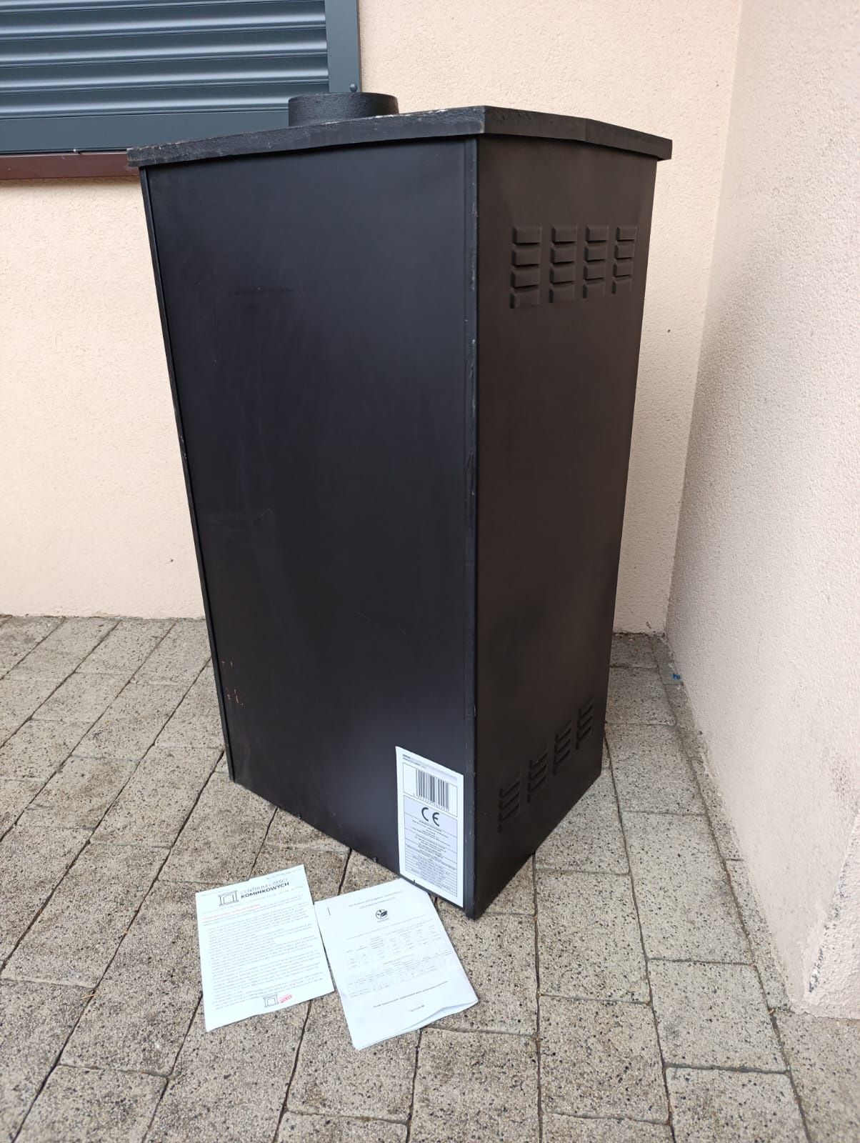 Kominek Wolnostojący żeliwno stalowy Nie używany