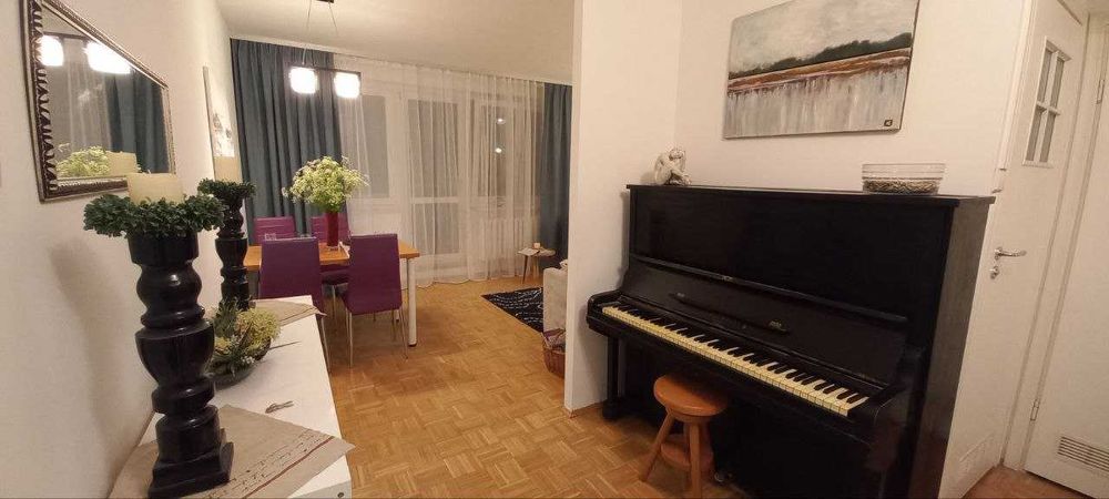 Mieszkanie dla czterech osób, 3 pokoje, nocleg, Warszawa Ursynów