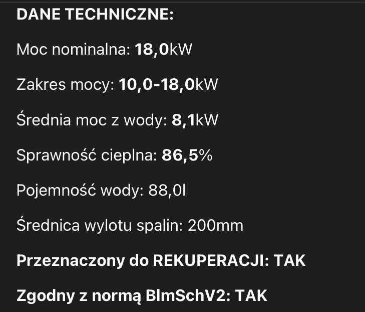 Kominek z płaszczem wodnym aquario a18