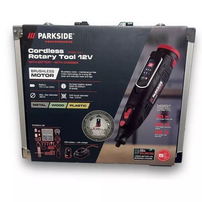 Parkside Performance wiertarko-szlifierka PPFBSA 12 A1 Nowa w walizce