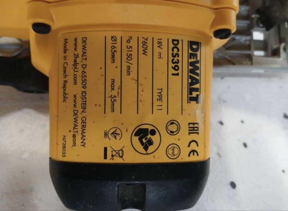 Piła dewalt dcs 391 skrzynia duża bdb bateria 3.0