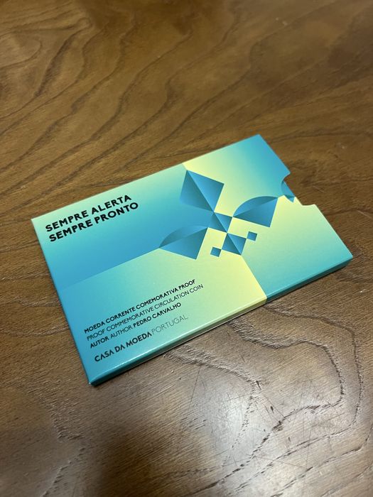 Moeda proof de 2€ comemorativa do escotismo