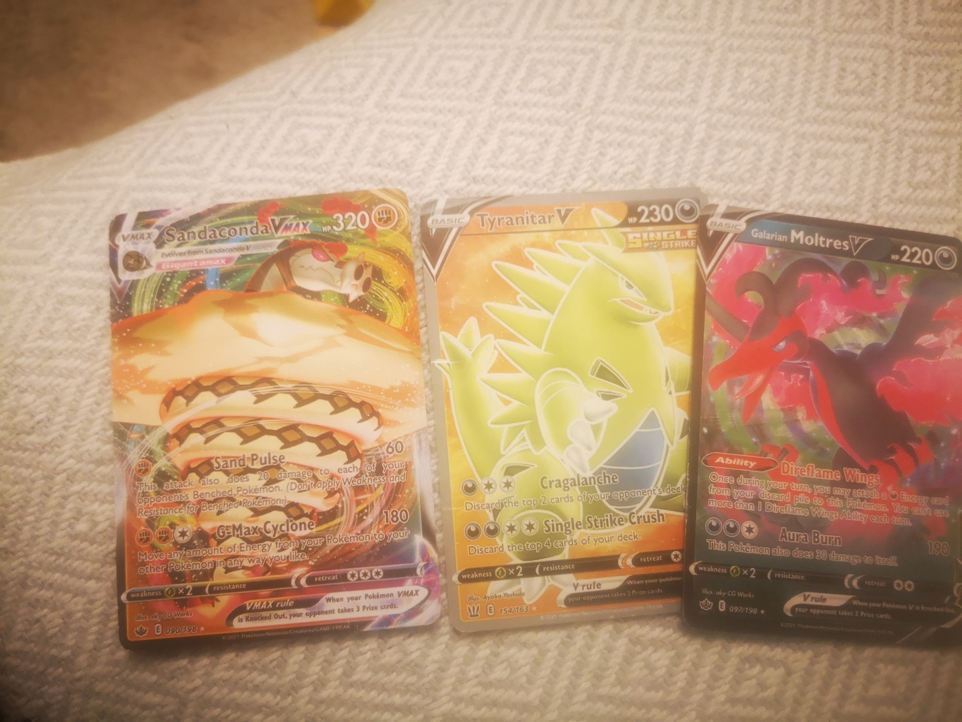 Cartas pokemon colecção