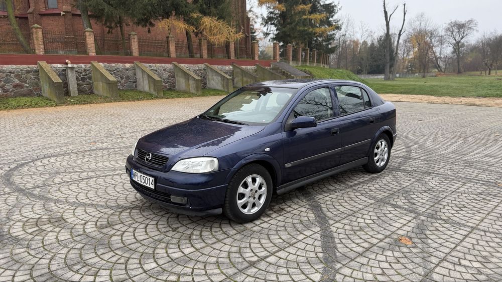 Opel Astra II 1.6 8V benzyna + LPG, 2000 r263tys klima hak nowa butla