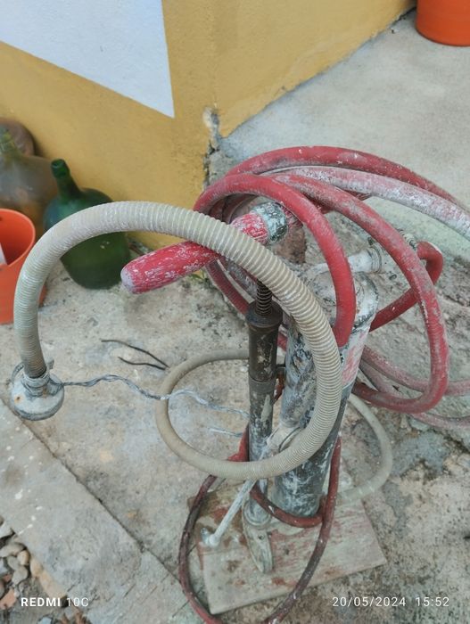 Máquina manual de pintar a cal